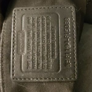 Black Coach Signature Bag